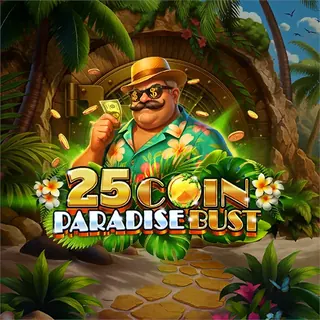 25 Coin Paradise Bust — εικόνα κουλοχέρη στο Pistolo Casino